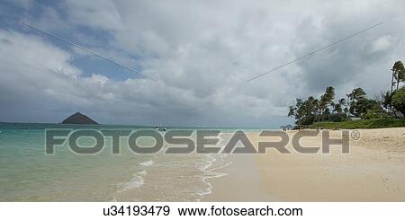 Surf on the Kailua Beach, Kailua, Oahu, Hawaii, USA View Large Photo Image Stock Photo - Surf on the Kailua Beach, Kailua, Oahu, Hawaii, USA. Fotosearch