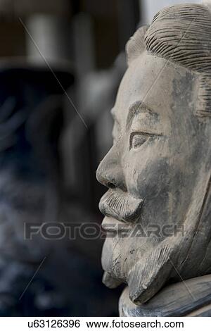 Terracotta warrior statue at Shaanxi History Museum, Xi'an, Shaanxi, China. View Large Photo Image Stock Photograph - Terracotta warrior statue at Shaanxi History Museum, Xi'an, Shaanxi, China.. Fotosearch