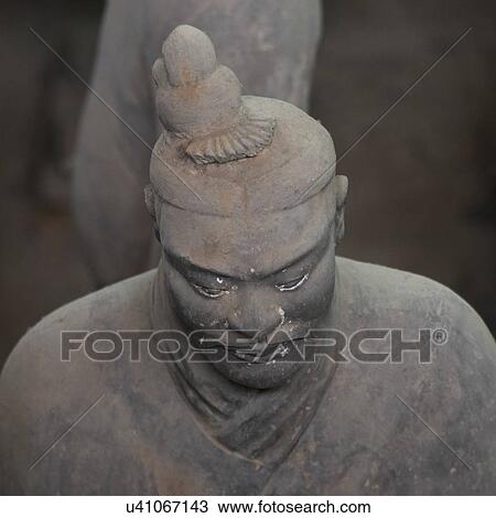 Terracotta warrior statue at the Terracotta Warriors Army Museum, Xi'an, China. View Large Photo Image Stock Image - Terracotta warrior statue at the Terracotta Warriors Army Museum, Xi'an, China.. Fotosearch