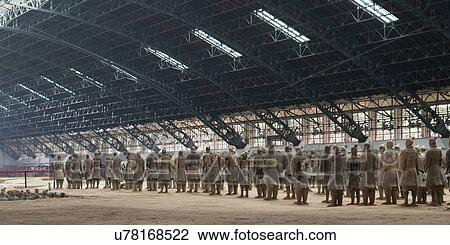 Terracotta warriors statue at the Terracotta Warriors Army Museum, Xi'an, China. View Large Photo Image Stock Image - Terracotta warriors statue at the Terracotta Warriors Army Museum, Xi'an, China.. Fotosearch