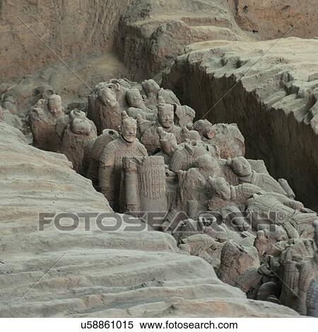 Terracotta warriors statue at the Terracotta Warriors Army Museum, Xi'an, China. View Large Photo Image Stock Photography - Terracotta warriors statue at the Terracotta Warriors Army Museum, Xi'an, China.. Fotosearch
