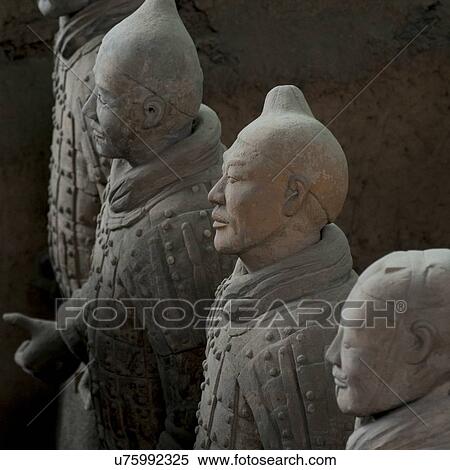 Terracotta warriors statue at the Terracotta Warriors Army Museum, Xi'an, China. View Large Photo Image Stock Photography - Terracotta warriors statue at the Terracotta Warriors Army Museum, Xi'an, China.. Fotosearch