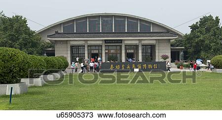 Tourists in front of Terracotta Warriors Army Museum building, Xi'an, Shaanxi, China. View Large Photo Image Stock Image - Tourists in front of Terracotta Warriors Army Museum building, Xi'an, Shaanxi, China.. Fotosearch