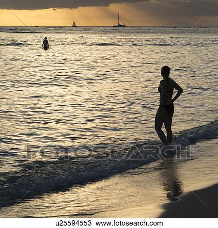 Tourists on the beach, Waikiki, Honolulu, Oahu, Hawaii, USA View Large Photo Image Stock Image - Tourists on the beach, Waikiki, Honolulu, Oahu, Hawaii, USA. Fotosearch