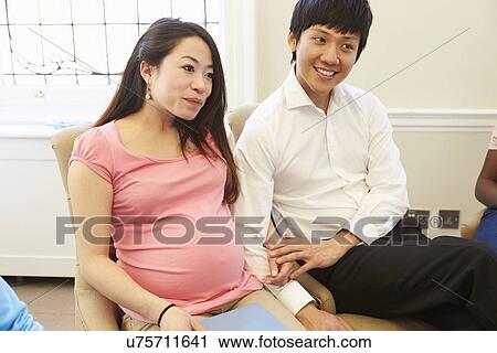 Couples Attending Ante Natal Class Together View Large Photo Image Stock Image - Couples Attending Ante Natal Class Together. Fotosearch