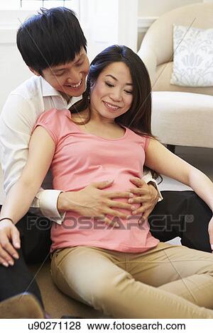Couples Attending Ante Natal Class Together View Large Photo Image Stock Photo - Couples Attending Ante Natal Class Together. Fotosearch