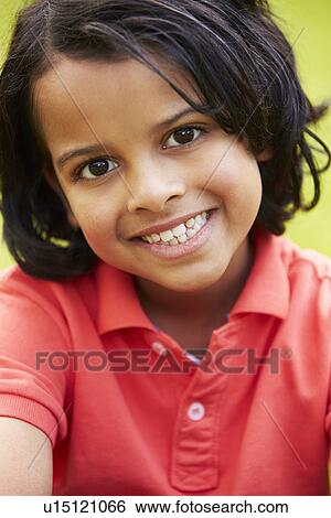 Stock Photograph - Outdoor Portrait Of Indian Girl. Fotosearch