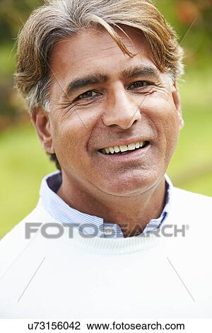 Outdoor Portrait Of Senior Indian Man View Large Photo Image Stock Image - Outdoor Portrait Of Senior Indian Man. Fotosearch