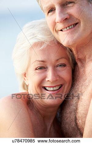 Portrait Of Romantic Senior Couple On Beach View Large Photo Image Stock Photography - Portrait Of Romantic Senior Couple On Beach. Fotosearch