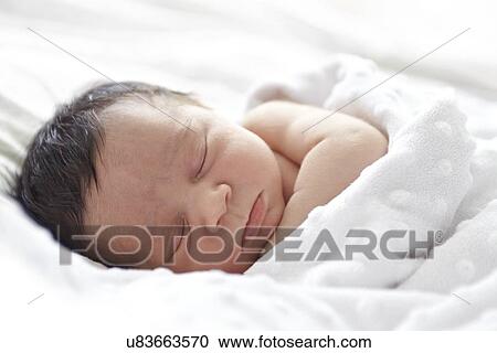 26 day old baby girl View Large Photo Image Stock Image - 26 day old baby girl. Fotosearch