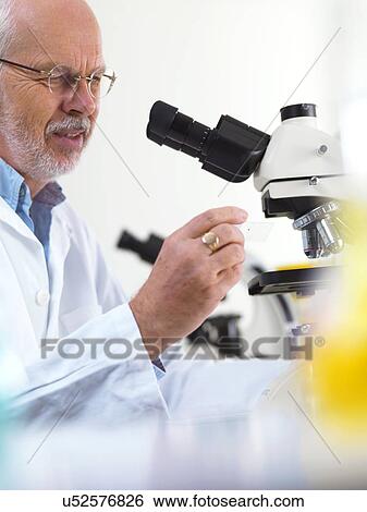 Stock Photograph - Biological research. Fotosearch