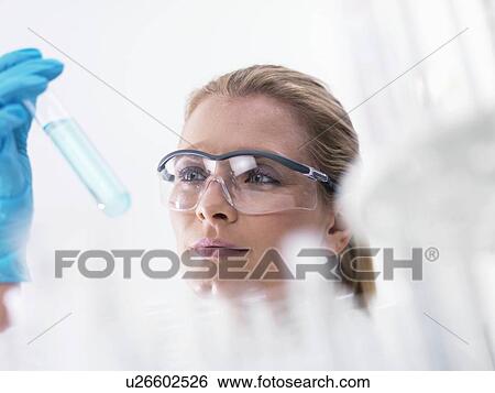 Stock Photograph - Chemistry research. Fotosearch