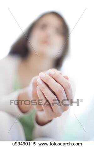 Stock Photography - Depressed woman. Fotosearch