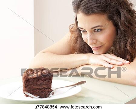 Picture - Diet temptation. Fotosearch