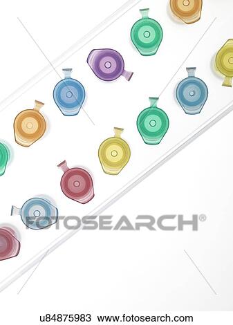 Stock Image - Eppendorf tubes. Fotosearch