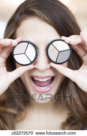 Stock Image - Eye shadow. Fotosearch