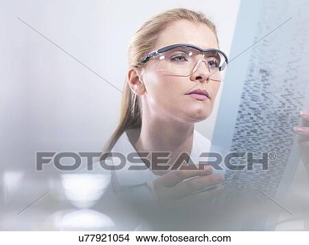Picture - Genetics research. Fotosearch