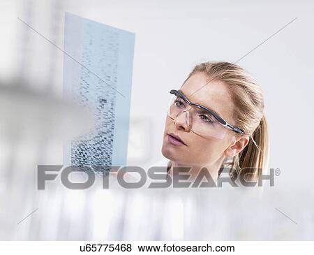 Stock Photo - Genetics research. Fotosearch