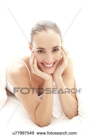 Happy woman View Large Photo Image Stock Photo - Happy woman. Fotosearch