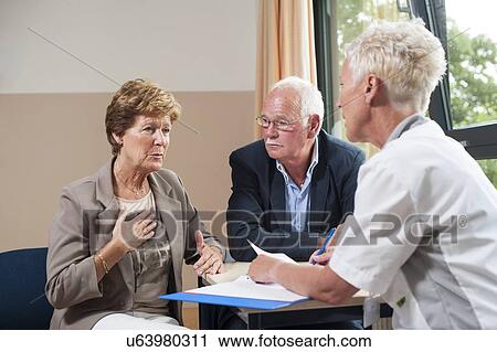 Stock Image - Hospital consultation. Fotosearch