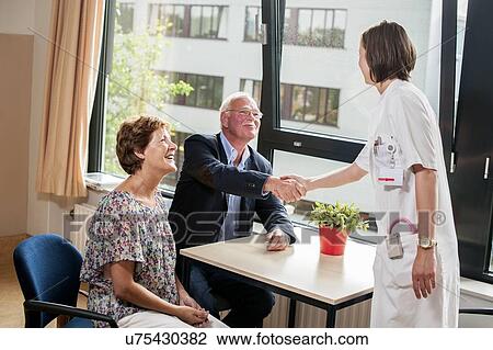 Stock Image - Hospital consultation. Fotosearch