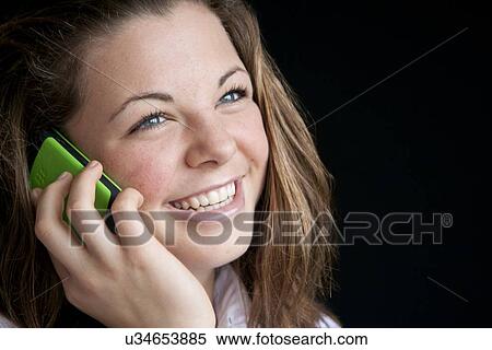 Stock Photography - Mobile phone use. Fotosearch