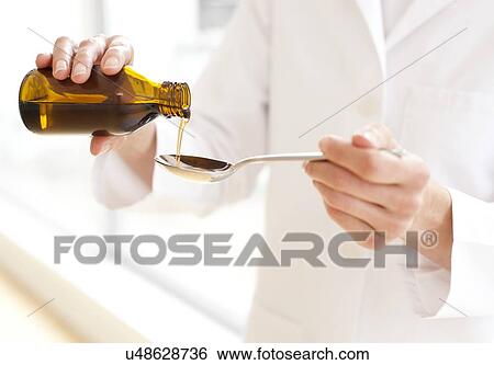 Pouring medicine View Large Photo Image Stock Photograph - Pouring medicine. Fotosearch