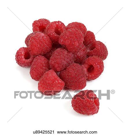 Stock Image - Raspberries. Fotosearch