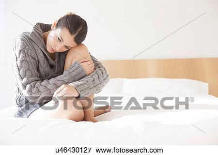 Sad woman View Large Photo Image Stock Photo - Sad woman. Fotosearch