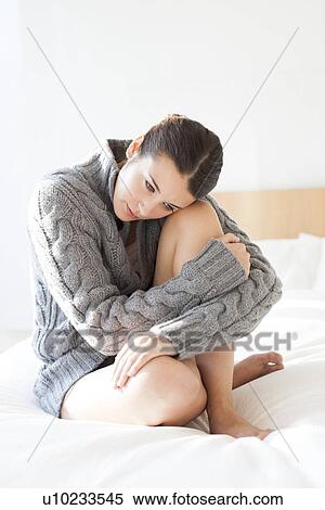 Stock Photography - Sad woman. Fotosearch