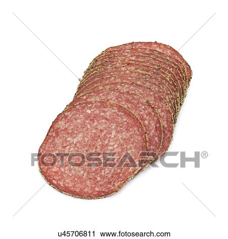 Stock Image - Salami. Fotosearch