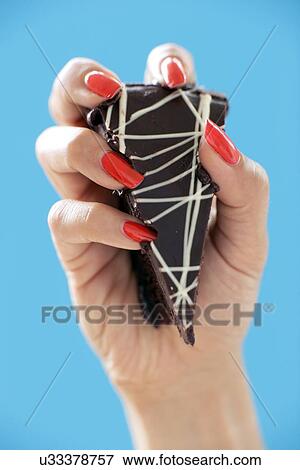 Slice of cake View Large Photo Image Stock Photo - Slice of cake. Fotosearch