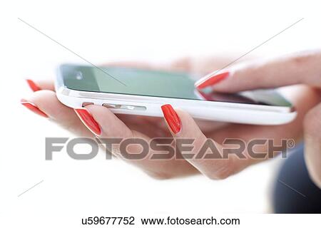 Stock Image - Smartphone use. Fotosearch