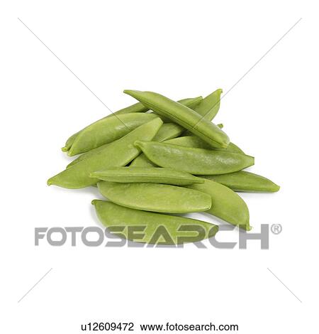 Stock Image - Sugarsnap peas. Fotosearch
