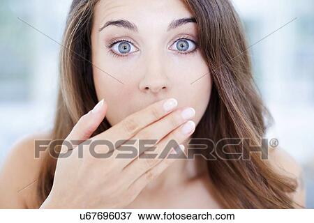 Surprised woman View Large Photo Image Stock Photo - Surprised woman. Fotosearch
