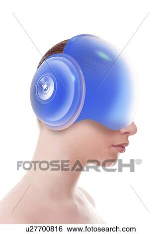 Stock Photograph - Virtual reality, composite image. Fotosearch