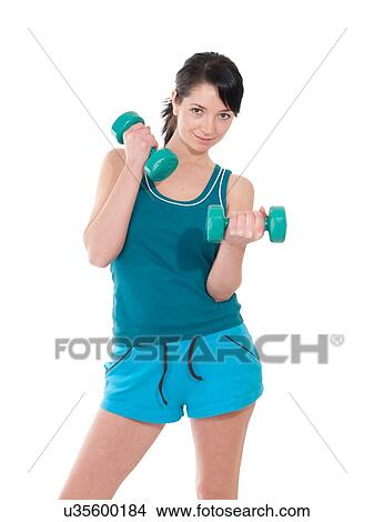 Picture - Weightlifting. Fotosearch