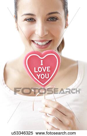 Stock Photography - Woman in love. Fotosearch