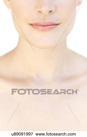 Stock Photo - Woman's upper chest. Fotosearch