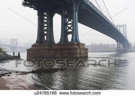 Stock Photograph - Brooklyn Bridge. Fotosearch