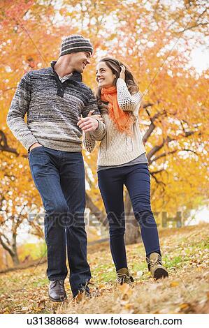 Picture - Couple in Central Park. Fotosearch