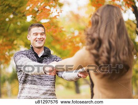 Stock Photograph - Couple in Central Park. Fotosearch
