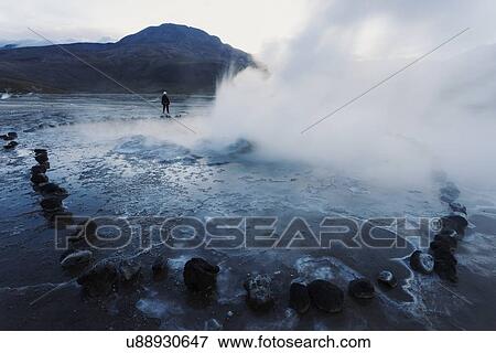 Stock Photo - El Tatio Geyser field. Fotosearch