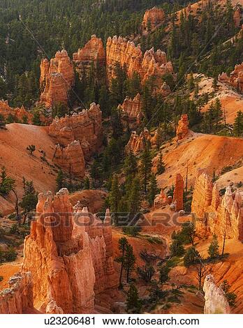 Stock Image - Elevated view of rocks. Fotosearch