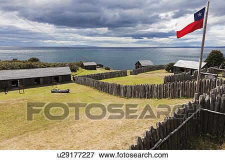 Stock Photo - Fort Bulnes. Fotosearch