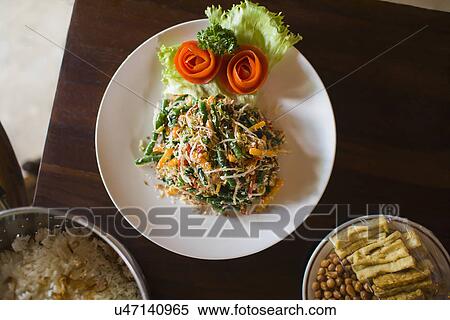 Fresh salad on plate View Large Photo Image Stock Photography - Fresh salad on plate. Fotosearch
