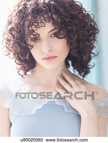 Portrait of beautiful woman View Large Photo Image Stock Photography - Portrait of beautiful woman. Fotosearch