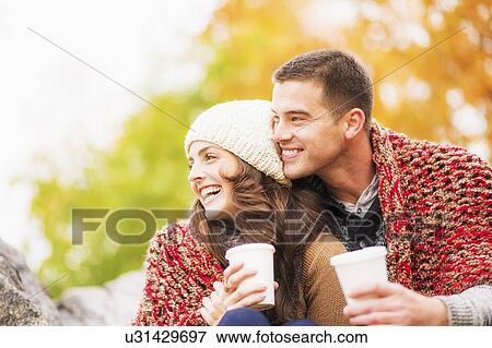 Portrait of couple in Central Park View Large Photo Image Stock Photo - Portrait of couple in Central Park. Fotosearch