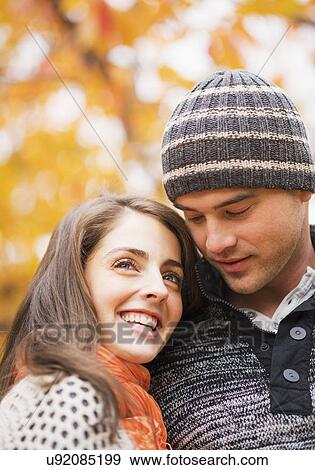 Stock Photo - Portrait of couple in Central Park. Fotosearch