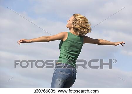 Portrait of happy woman View Large Photo Image Stock Photography - Portrait of happy woman. Fotosearch